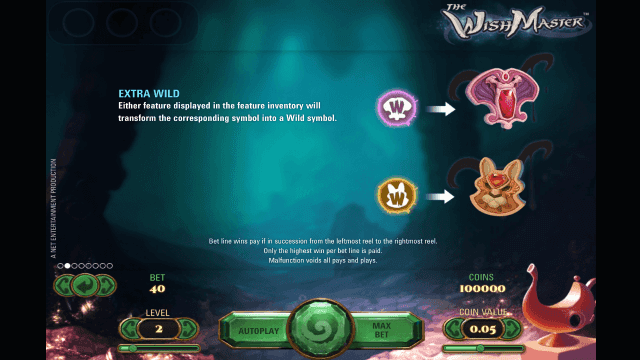 Игровой интерфейс The Wish Master 3