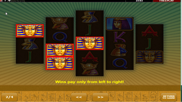 Бонусная игра Eye Of Ra 3