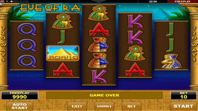 Игровой интерфейс Eye Of Ra 5
